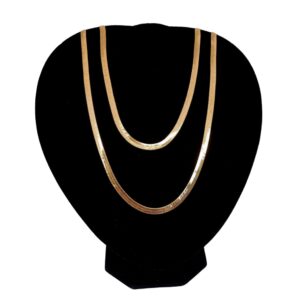 Conjunto Colar Fita Lisa Com Choker