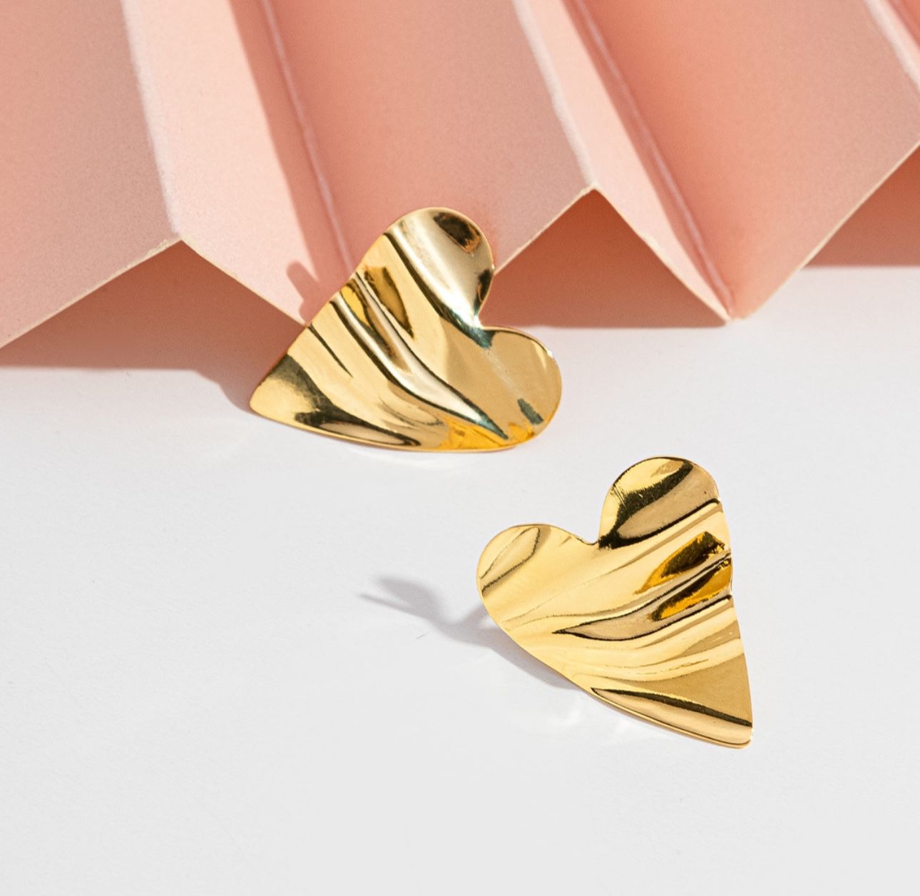 Brinco Coração Orgânico P-Imagem 2