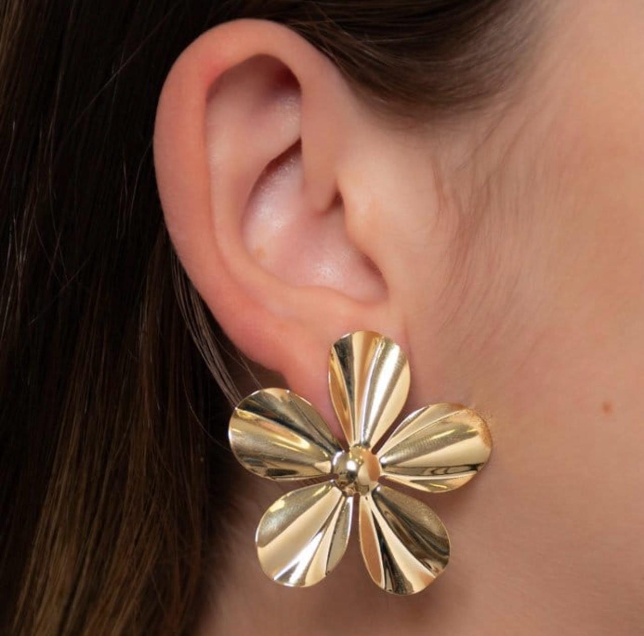 Brinco Flor Orgânica-Imagem 4