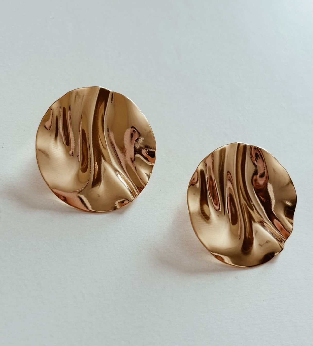 Brinco Orgânico Martelado-Imagem 2