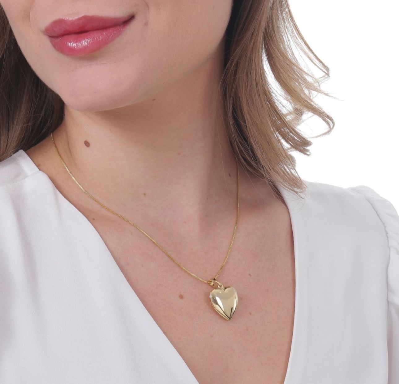 Colar Coração Gold