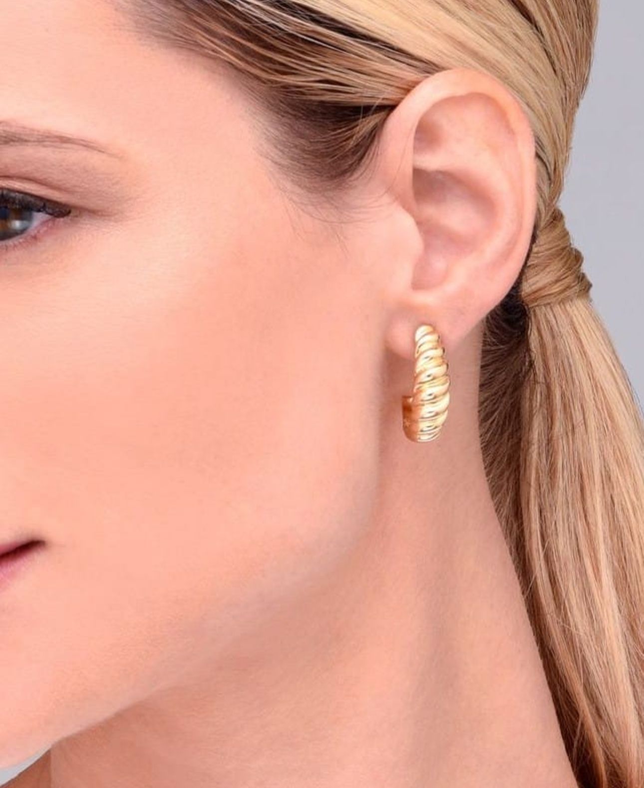 Brinco Argola Croissant